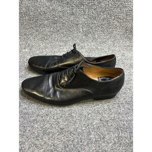 Lottusse Lane Crawford Black Leather Cap Toe Oxford Goodyear Welted UK 10, US 11